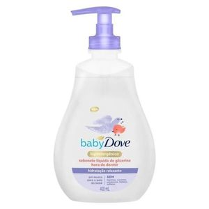 Sabonete Líquido Relaxante de Glicerina Baby Dove Hora de Dormir 400 ml