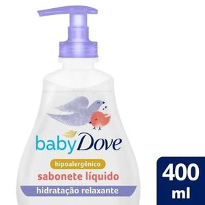 Sabonete Líquido Relaxante de Glicerina Baby Dove Hora de Dormir 400 ml