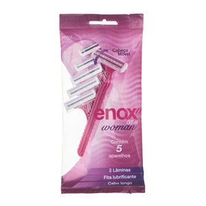 Aparelho de Barbear Descartável Enox Gt2 Woman com 5 Unidades