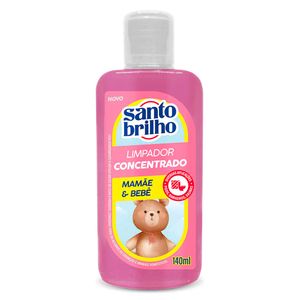 Limpador Concentrado Mamãe Bebê 140ml Santo Brilho