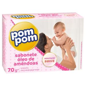 Sabonete Infantil Pom Pom Óleo de Amêndoas 70/80g