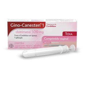 Tratamento da candidíase Gino-Canesten® Comprimido Vaginal - 1 dia