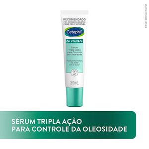 Oil Control Limpeza Profunda Sérum Cetaphil 30ml Galderma