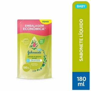 Sabonete Líquido Infantil Johnsons Baby 180ml Lavanda