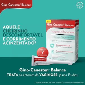 Tratamento da Vaginose Bacteriana Gino-Canesten Balance