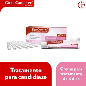 Tratamento da candidíase Gino-Canesten® Creme Vaginal - 6 dias