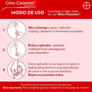 Creme Vaginal Gino Canesten 6 35g Bayer