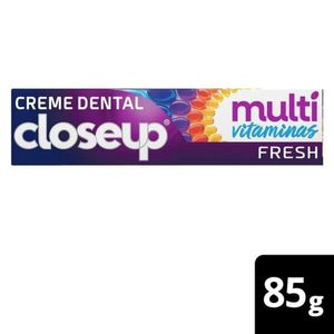 Creme Dental CLOSEUP Multi Vitaminas +12 Benefícios Fresh 85 g