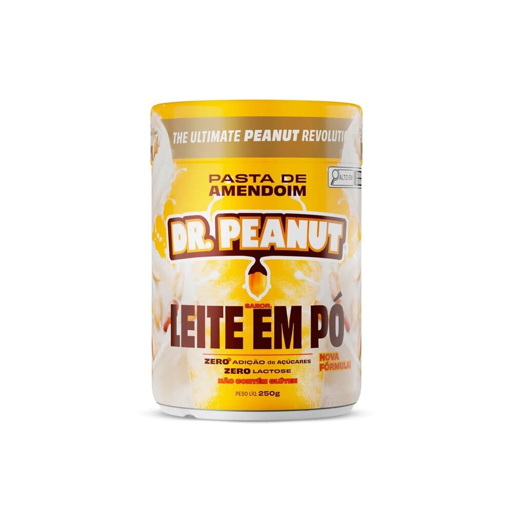 Pasta de Amendoim Sabor Leite Em Po 250g