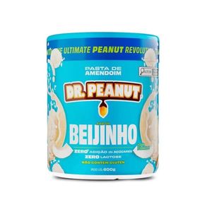 Pasta de Amendoim Dr Peanut Beijinho Com Whey 600g