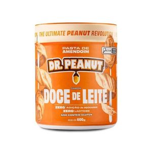 Pasta de Amendoim Dr Peanut Doce de Leite Com Whey 600g