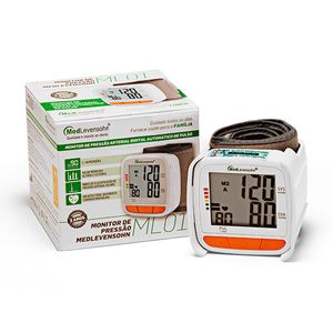 Monitor de Pressão Digital de Pulso Automático Medleveshon