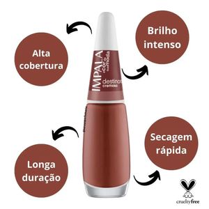 Esmalte Impala Creme A Cor da Moda Destinos