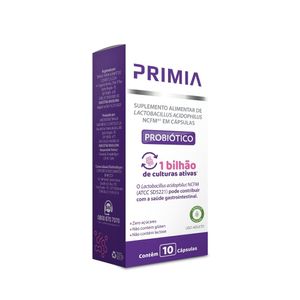 Primia Probiótico 10 Cápsulas Lactobacillus