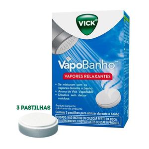 Vick VapoBanho 3 Pastilhas