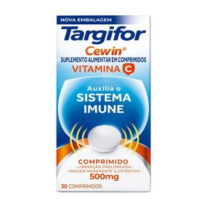 Targifor Cewin Vitamina C Liberação Prolongada 500mg 30 Comprimidos