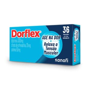 Dorflex Analgésico e Relaxante Muscular 300mg + 35mg + 50mg 36 Comprimidos