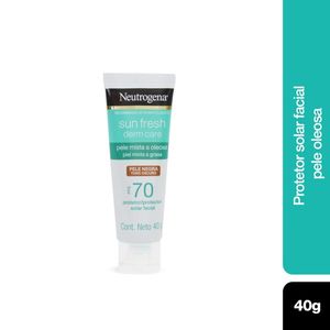 Neutrogena Protetor Sun Fresh Derm Care Pele Negra FPS70 40g