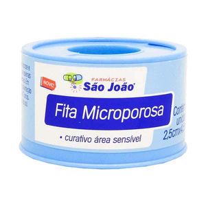 Fita Micropore Creme São João 2,5cm x 4,5m