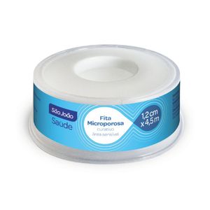 Fita Micropore São João Cremer 1,2cm x 4,5m