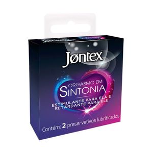 Preservativo Jontex Orgasmo em Sintonia 2 Unidades