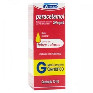 Paracetamol Genérico Farmace Gotas 15ml