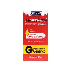 Paracetamol Genérico Farmace Gotas 15ml