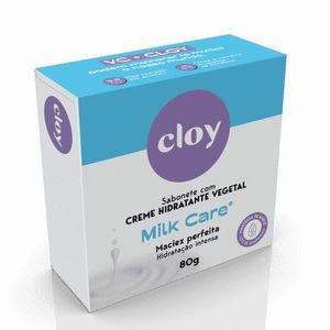 Sabonete Cloy Ultra Hidratante Leite Cuidado 80g