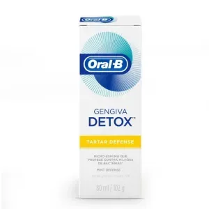 Creme Dental Oral-B Gengiva Detox Tartar Defense 102g