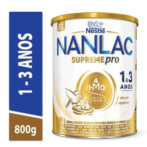 Fórmula Infantil Nanlac Supreme Pro Nestlé 1 a 3 anos 800g