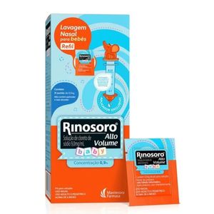Rinosoro Alto Volume Baby Solução Nasal com 15 Sachês Hypera