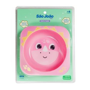 Prato São João Baby Fundo Rosa