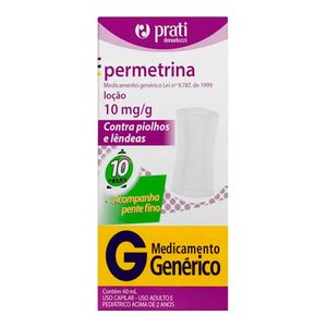 Permetrina 10mg/g 60ml Genérico Prati