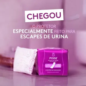 Absorvente Poise Protetor Longo 14 Unidades