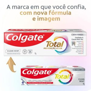 Creme Dental Colgate Total Clean Mint 140g 2 unidades