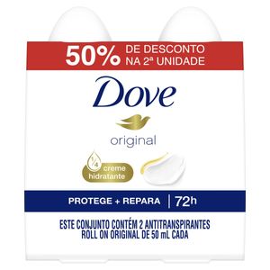 Desodorante Dove Roll-On 50ml Original 50% Desc no 2