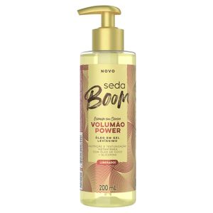 Óleo Capilar Seda 200ml Gel Boom Óleo de Coco e Glicerina