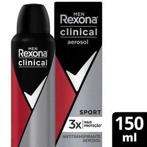 Desodorante Rexona Men Clinical Sport Aerossol 150ml