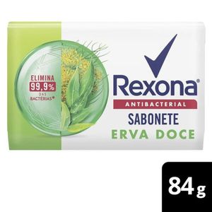 Sabonete em Barra Rexona Antibacterial Erva Doce 84g