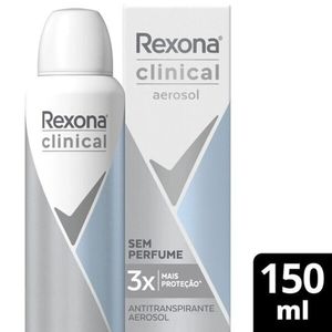 Desodorante Rexona Clinical sem Perfume Aerossol 150ml