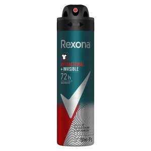 Desodorante Rexona Men Antibacterial Invisible Aerossol 150ml