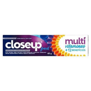 Creme Dental CLOSEUP Multi Vitaminas +12 Benefícios Fresh 85 g