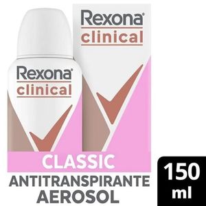 Desodorante Rexona Feminino Clinical Classic Aerossol 150ml