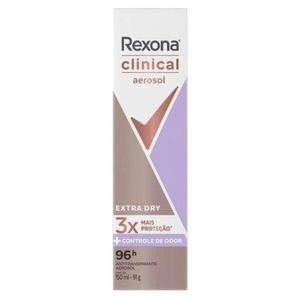 Desodorante Rexona Feminino Clinical Extra Dry Aerossol 150ml