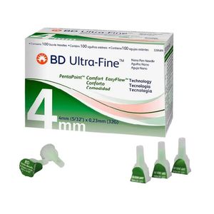 Agulha Caneta Bd Ultra Fine Penta Point