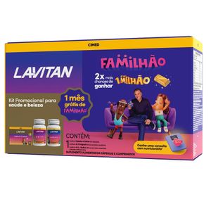 Kit Lavitan Familhão A-Z Original + A-Z Mulher + Cabelos e Unhas Cimed