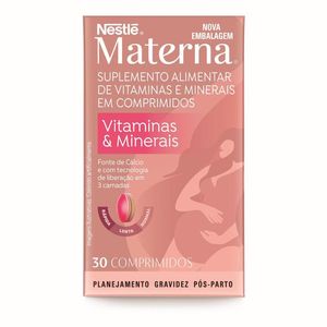 Suplemento Alimentar Materna Vitaminas & Minerais 30 Comprimidos