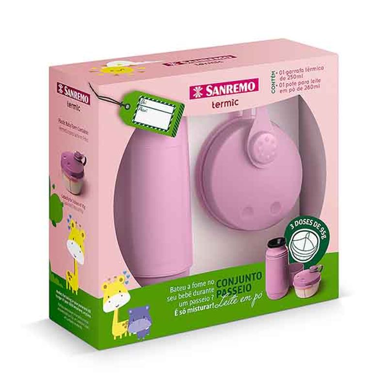 conjunto-garrafa-termica-infantil-250ml-pote-para-leite-em-po-rosa-10025862