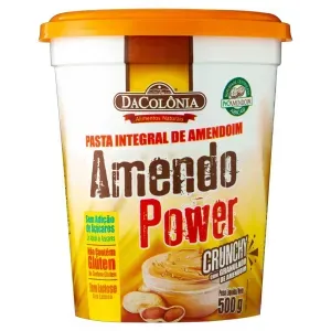 Pasta De Amendoim Crunchy AmendoPower Granulado Avelã 500g