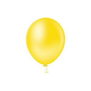Balão Pic Pic 50 Unidades N°9 Redondo Amarelo